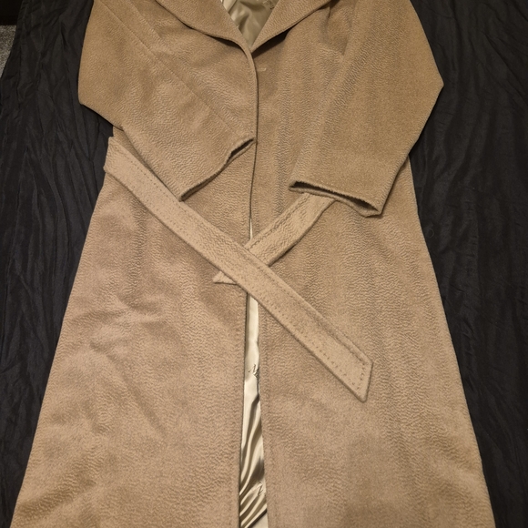 MaxMara Manuela Camel Trench Coat